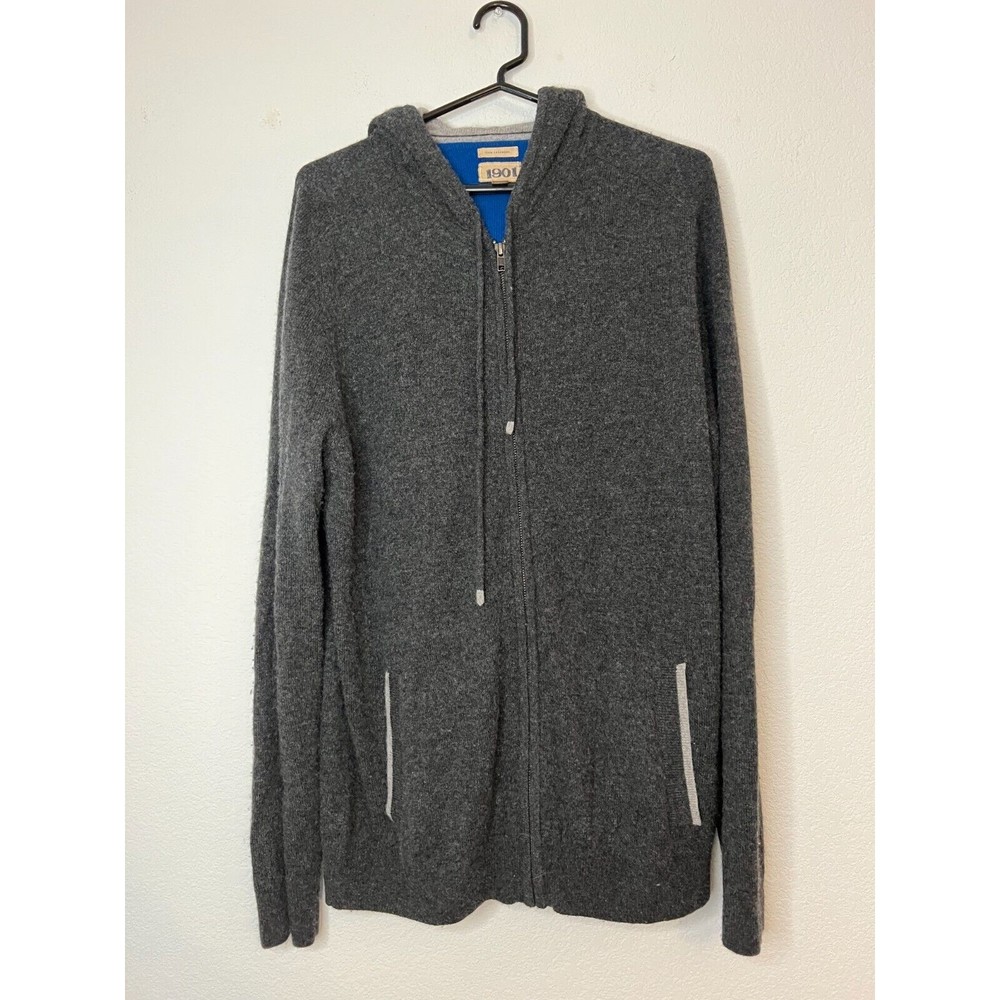 NORDSTROM 1901 Signature Size XL 100% Cashmere Pullover Full Zip Hoodie 269.00